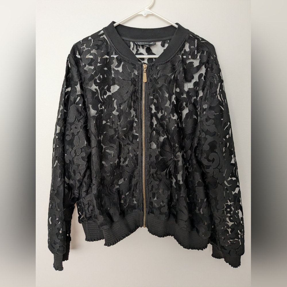 Lane Bryant zip up Jacket